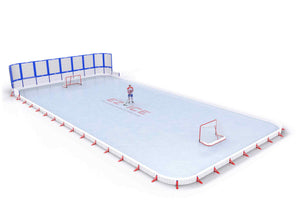 EZ ICE PRO Home Arena System ™ – Upgrade from [PRO // 30ft * 60ft // Classic-Classic-Classic // Round Corners // No Bumpers] to [PRO // 40ft * 80ft // Net-Classic-Classic // Round Corners // No Bumpers] - WUP000003489