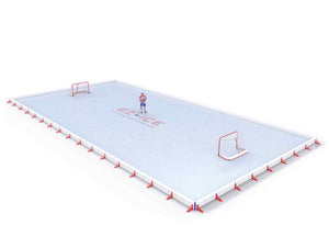 EZ ICE PRO Home Arena System ™ – New Rink: [PRO // 40ft * 65ft // Classic-Classic-Classic // Square Corners // No Bumpers] - 040065CCCSXX