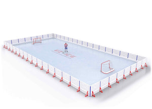 EZ ICE PRO Home Arena System ™ – New Rink: [PRO // 40ft * 80ft // Arena-Arena-Arena // Square Corners // No Bumpers] - 040080AAASXX