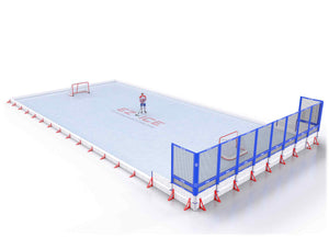 EZ ICE PRO Home Arena System ™ – Upgrade from [PRO // 40ft * 80ft // Classic-Classic-Classic // Square Corners // No Bumpers] to [PRO // 40ft * 80ft // Classic-Classic-Net // Square Corners // No Bumpers] - WUP000005900