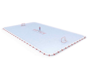 EZ ICE PRO Home Arena System ™ – New Rink: [PRO // 60ft * 80ft // Classic-Classic-Classic // Round Corners // No Bumpers] - 060080CCCRXX