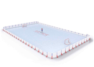 EZ ICE PRO Home Arena System ™ – New Rink: [PRO // 60ft * 100ft // Arena-Double-Arena // Round Corners // No Bumpers] - 060100ADARXX