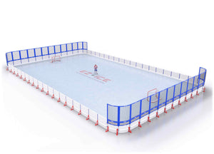 EZ ICE PRO Home Arena System ™ – New Rink: [PRO // 45ft * 100ft // Net-Arena-Net // Round Corners // No Bumpers] - 045100NANRXX