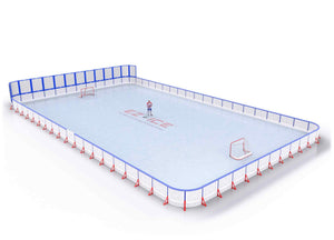 EZ ICE PRO Home Arena System ™ – New Rink: [PRO // 45ft * 65ft // Net-Arena-Arena // Round Corners // With Bumpers] - 045065NAARBX