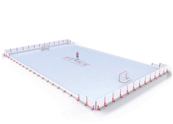 EZ ICE PRO Home Arena System ™ – New Rink: [PRO // 60ft * 100ft // Arena-Classic-Arena // Square Corners // No Bumpers] - 060100ACASXX