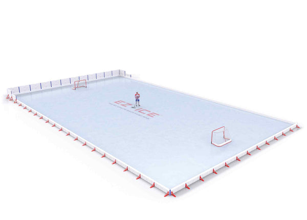 EZ ICE PRO Home Arena System ™ – New Rink: [PRO // 50ft * 50ft // Arena-Classic-Classic // Square Corners // No Bumpers] - 050050ACCSXX