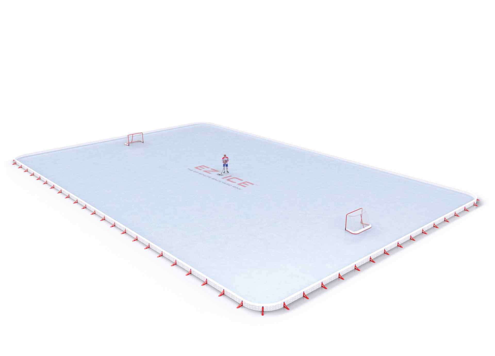 EZ ICE PRO Home Arena System ™ – Upgrade from [PRO // 60ft * 100ft // Classic-Classic-Classic // Round Corners // No Bumpers] to [PRO // 65ft * 105ft // Classic-Classic-Classic // Round Corners // No Bumpers] - WUP000005235