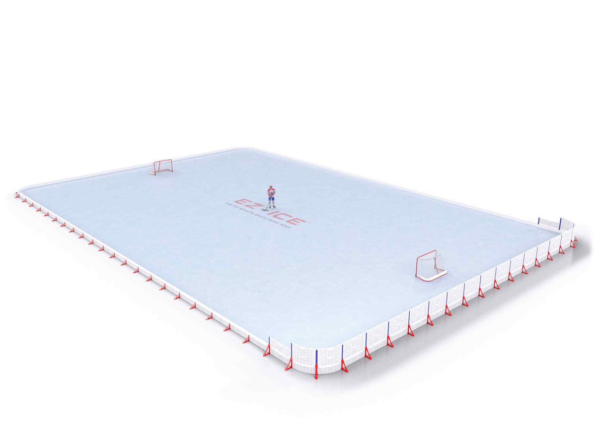 EZ ICE PRO Home Arena System ™ – New Rink: [PRO // 80ft * 120ft // Classic-Classic-Arena // Round Corners // No Bumpers] - 080120CCARXX