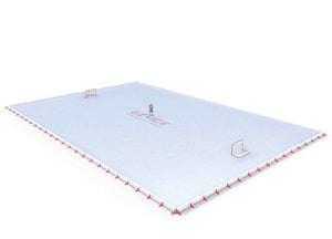 EZ ICE PRO Home Arena System ™ – New Rink: [PRO // 80ft * 120ft // Classic-Classic-Classic // Square Corners // No Bumpers] - 080120CCCSXX