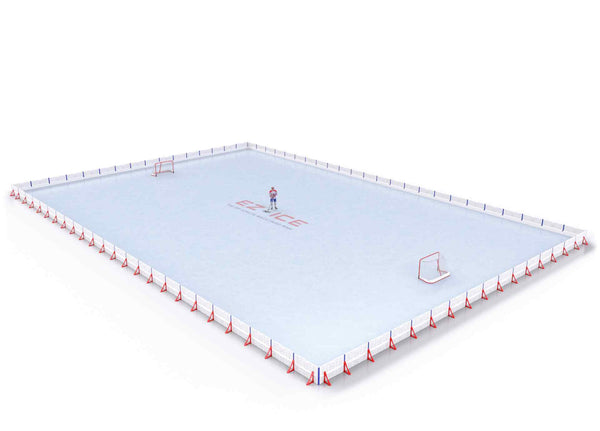 EZ ICE PRO Home Arena System ™ – New Rink: [PRO // 80ft * 120ft // Double-Double-Double // Square Corners // No Bumpers] - 080120DDDSXX