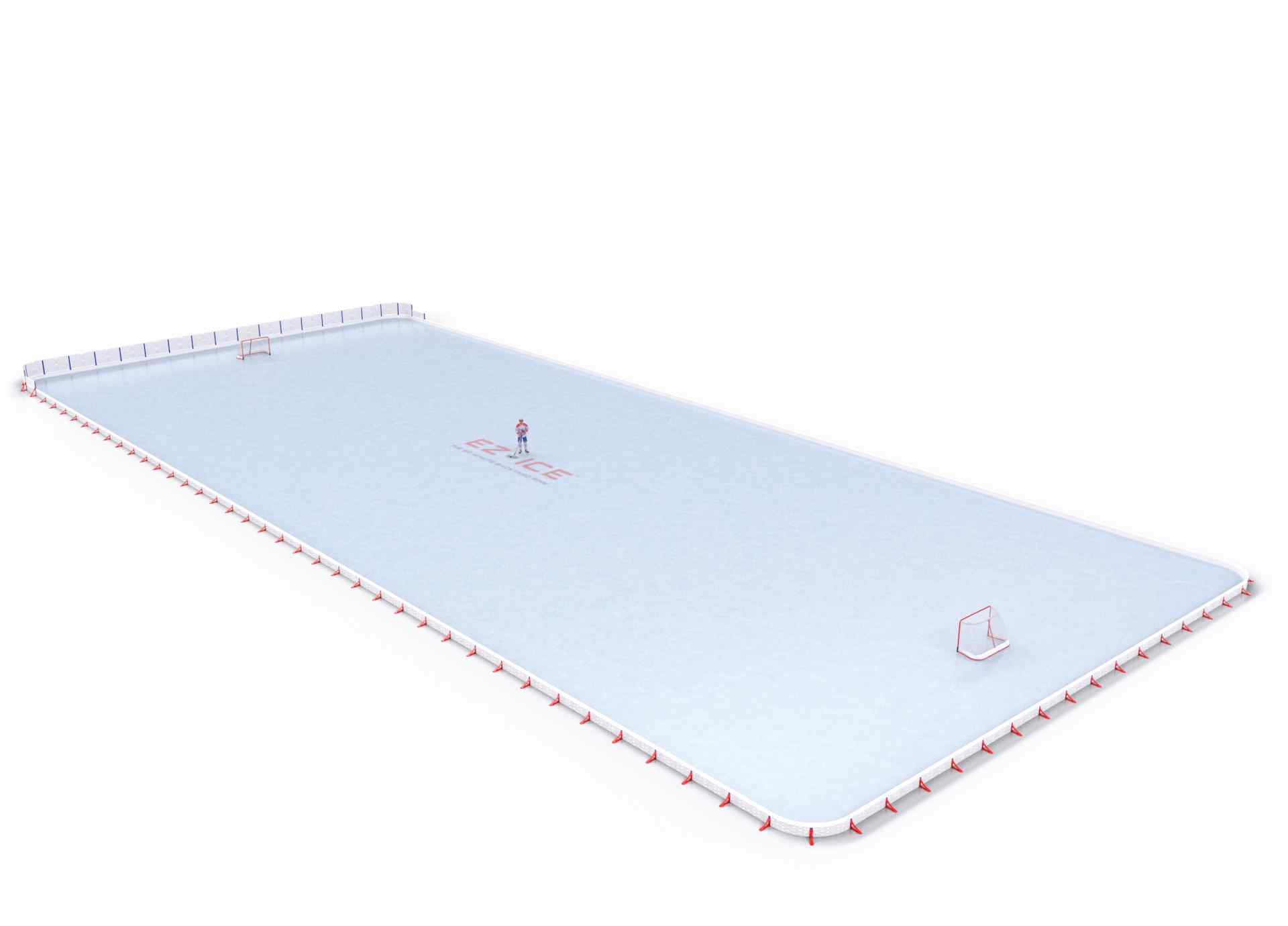 EZ ICE PRO Home Arena System ™ – New Rink: [PRO // 85ft * 200ft // Arena-Classic-Classic // Round Corners // No Bumpers] - 085200ACCRXX
