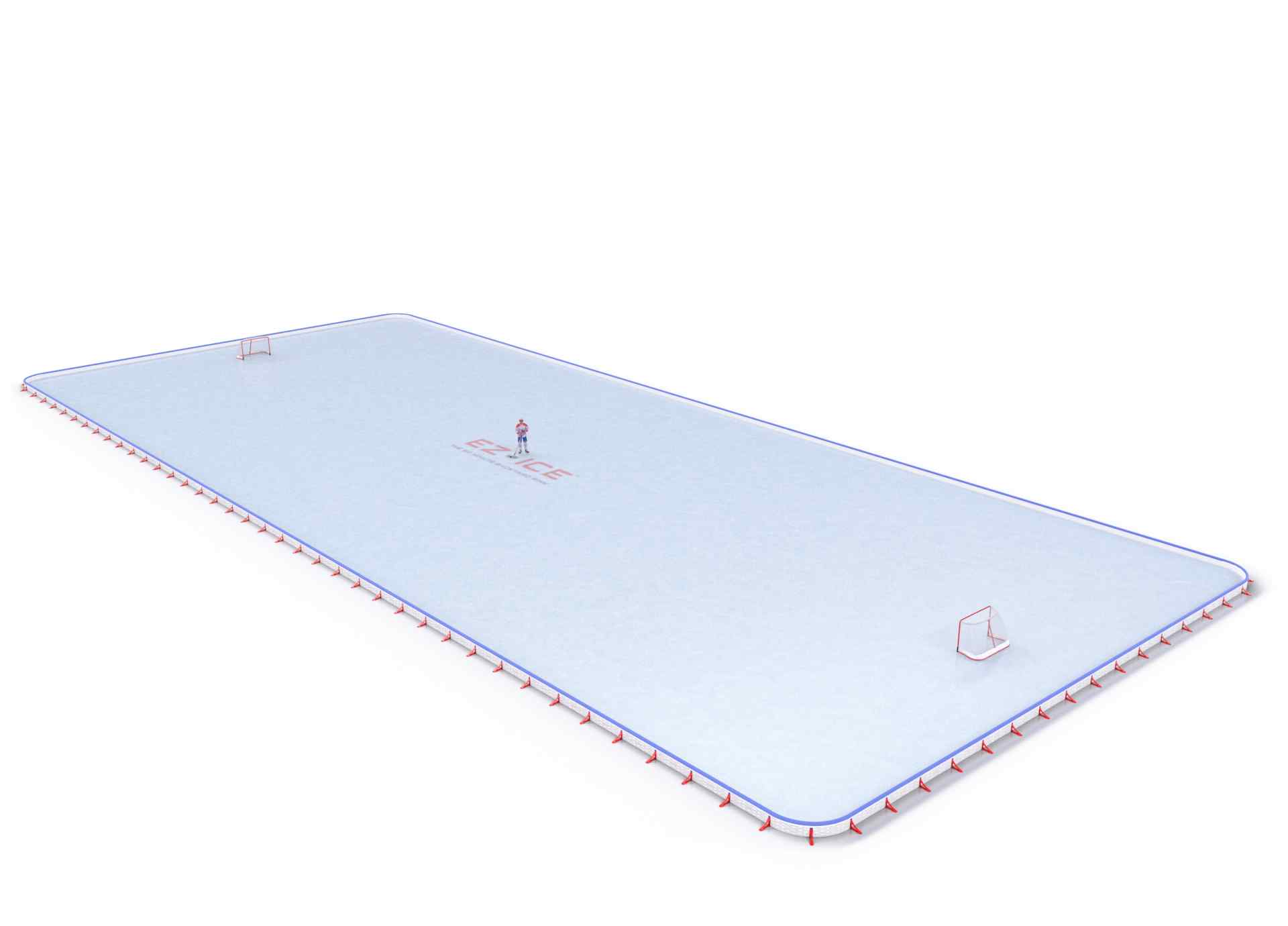 EZ ICE PRO Home Arena System ™ – New Rink: [PRO // 90ft * 100ft // Classic-Classic-Classic // Round Corners // With Bumpers] - 090100CCCRBX