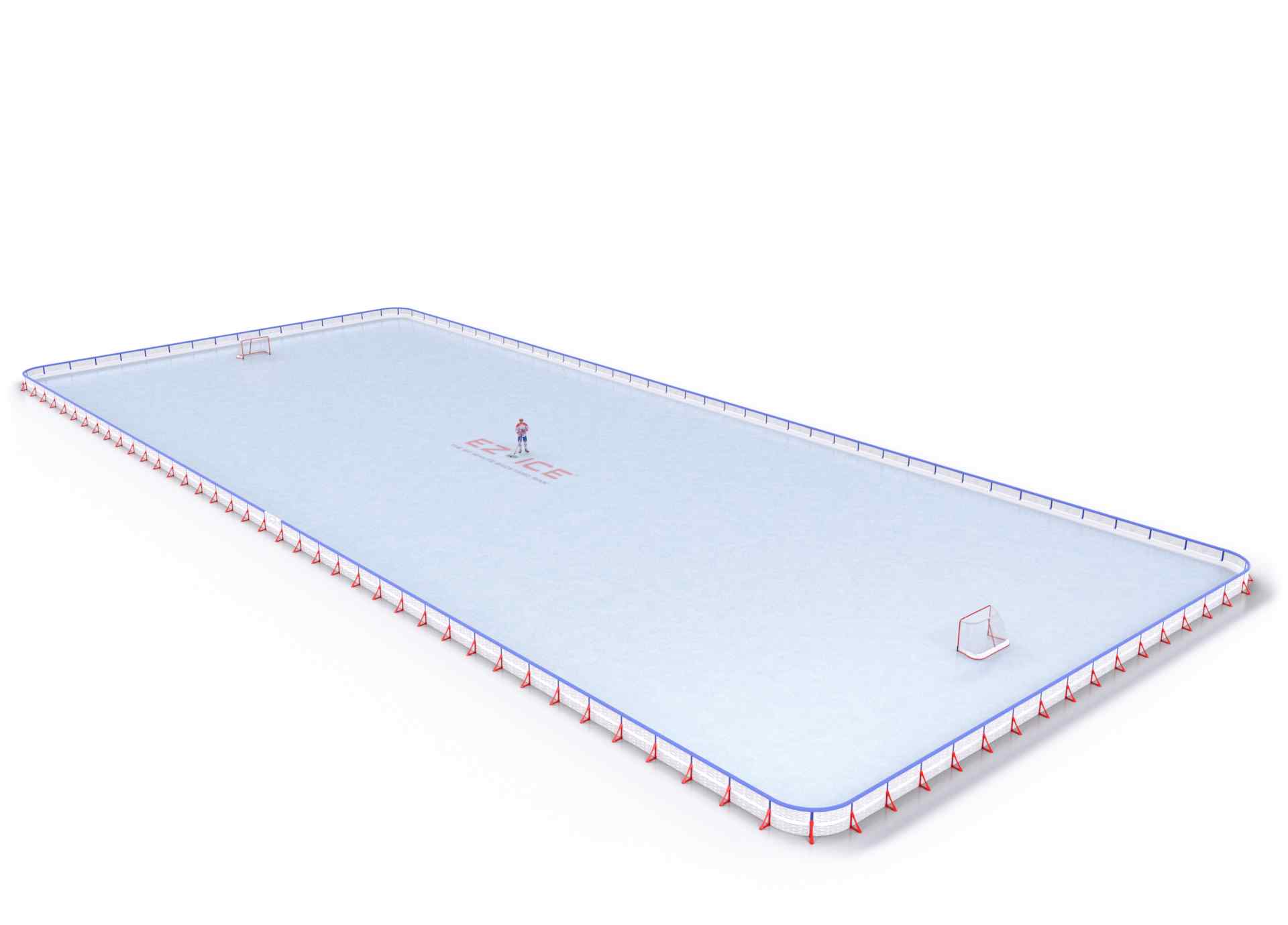 EZ ICE PRO Home Arena System ™ – Upgrade from [PRO // 80ft * 120ft // Double-Double-Double // Round Corners // No Bumpers] to [PRO // 85ft * 125ft // Double-Double-Double // Round Corners // With Bumpers] - WUP000023836
